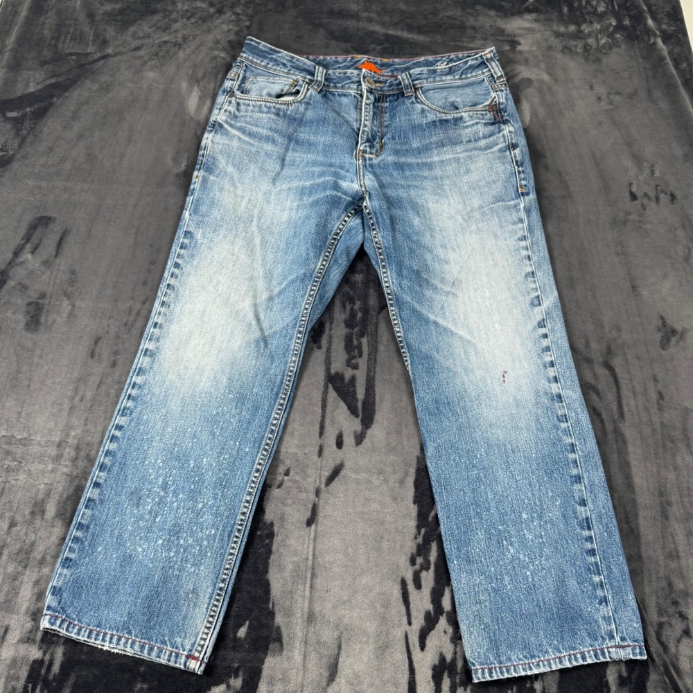 Tommy Bahama Men's Straight Jeans in Faded Blue